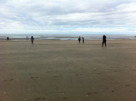 Petit moment de détente à la plage de Deauville pour la TOU1 B 